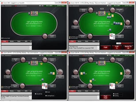 pokerstars zoom poker